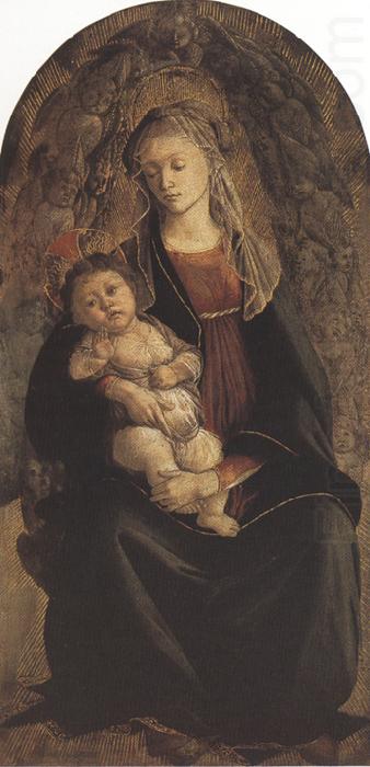 Sandro Botticelli Madonna of the Rose Garden or Madonna and Child with St john the Baptist (mk36) china oil painting image